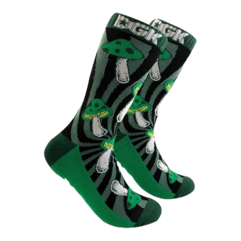 DGK Conscious Crew Socks Black OS