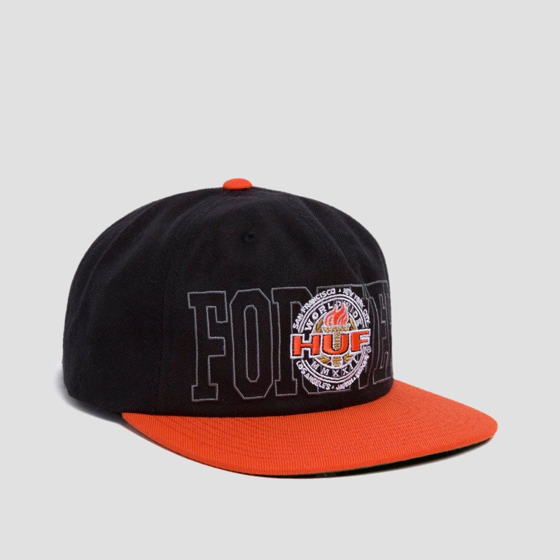 HUF Torch Mmxxii Snapback Black default title