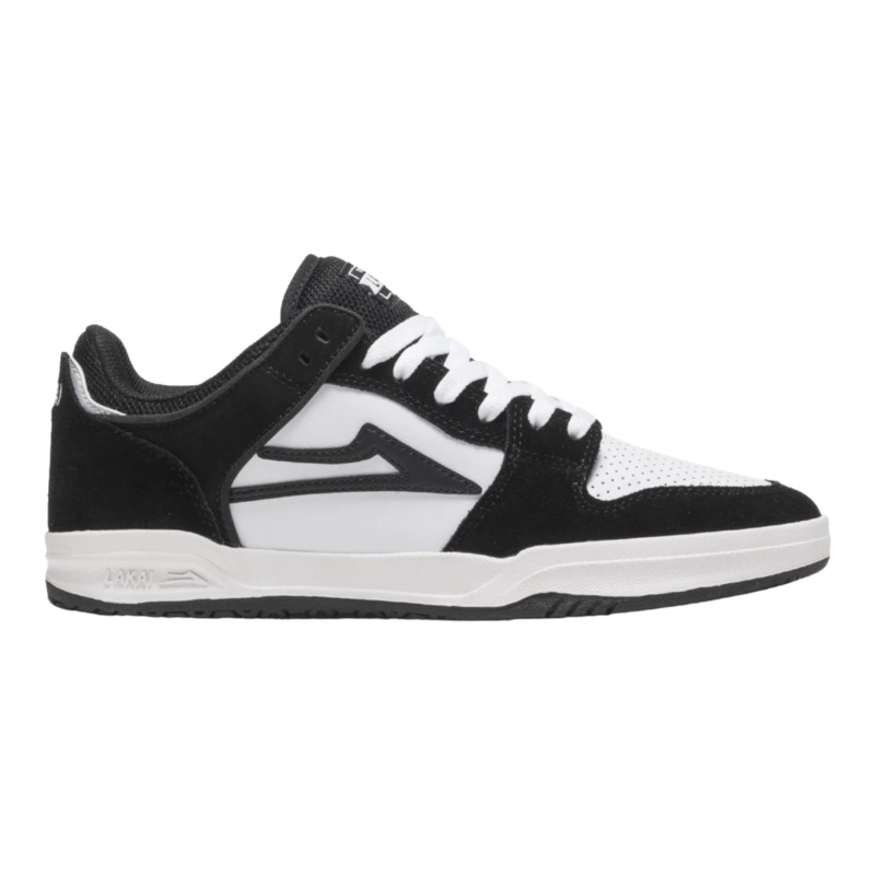 Lakai Telford Low Black White Suede 9 Black