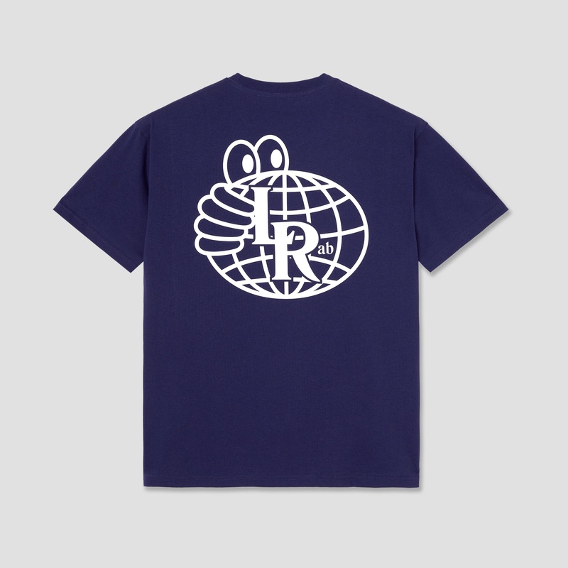 Last Resort AB Atlas Monogram T-Shirt Dress Blue Small