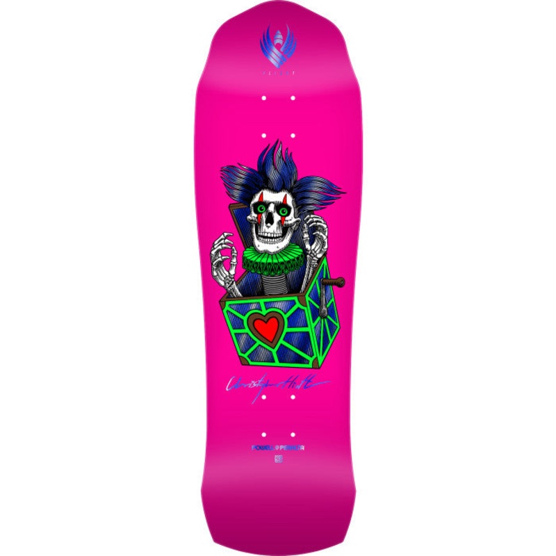 POWELL CHRIS HIETT SKULL SHAPED FLIGHT DECK 9.5 x 31.13