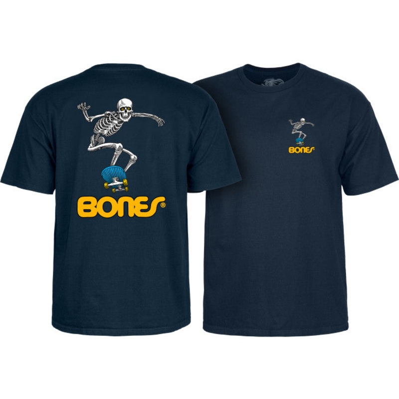 POWELL PERALTA SKATEBOARD SKELETON 2 T-SHIRT Small White