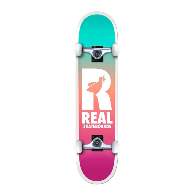 Real – 8″ – Be Free Fades Complete Skateboard – Multi