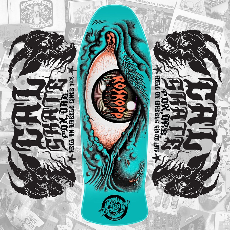 Santa Crus Skateboards “Rob Roskopp – Eye” 10.12″ Deck PRE-ORDER