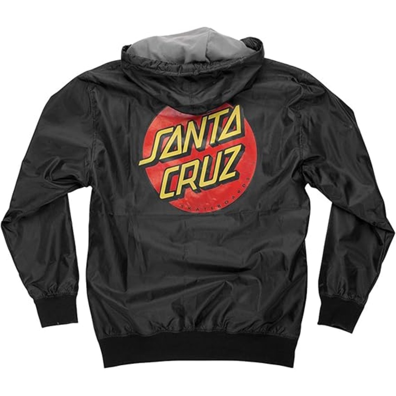 Santa Cruz “Dot Windbreaker” Blk/Red Small