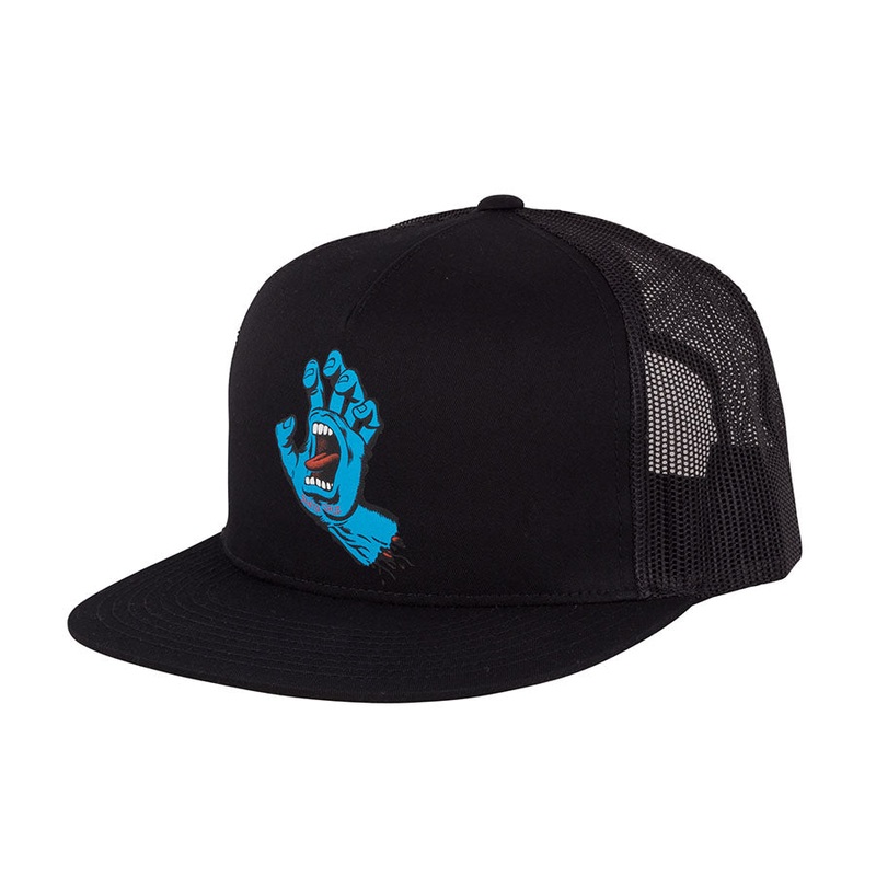 Screaming Hand Trucker Santa Cruz Hat Black OS