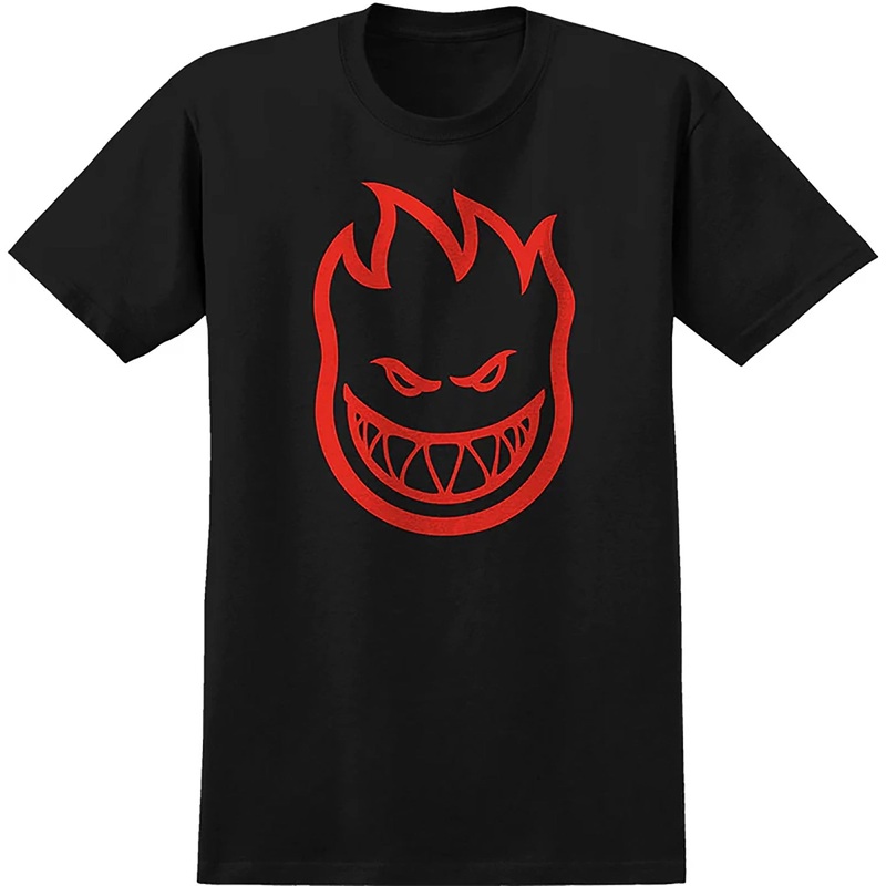 Spitfire Bighead Tee Black/Red XS