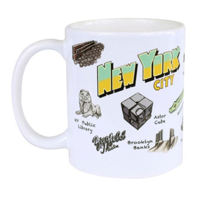 Theories NYC Skate Tourist Mug White N/A