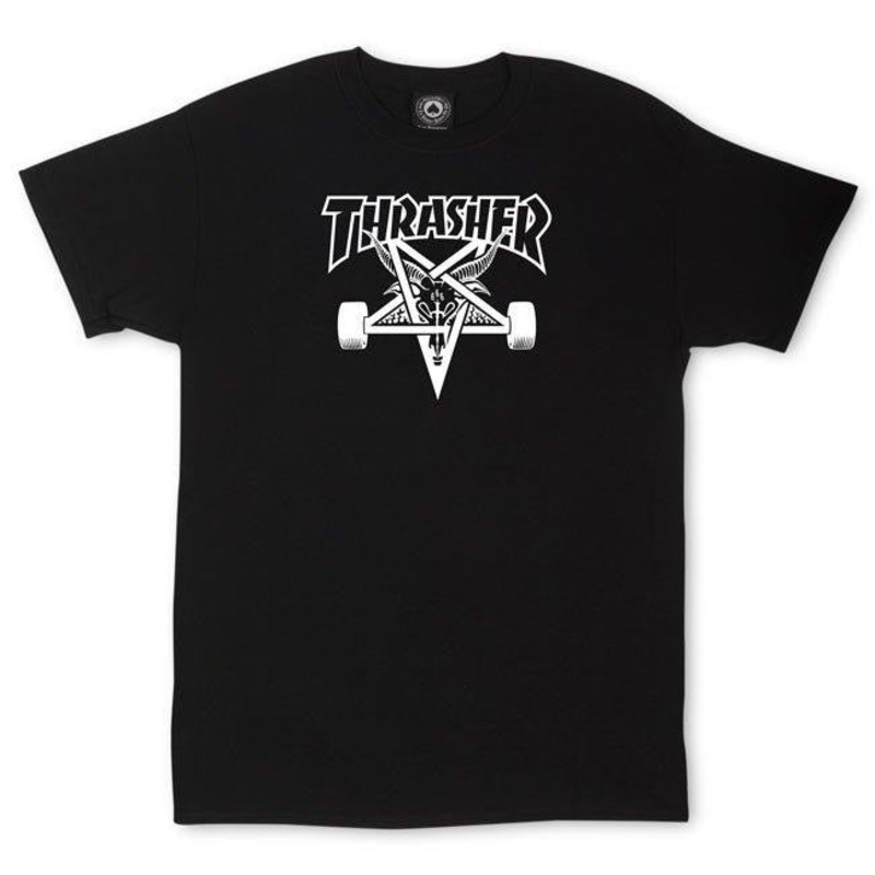 THRASHER SKATE GOAT TEE BLACK S