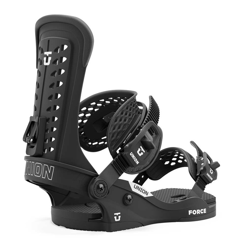 Union Men’s Force Classic Snowboard Bindings – 2025 Medium Black