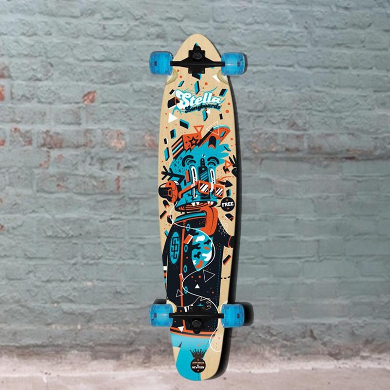 Varsity Kicktail Longboard 42 inch from Stella Longboards