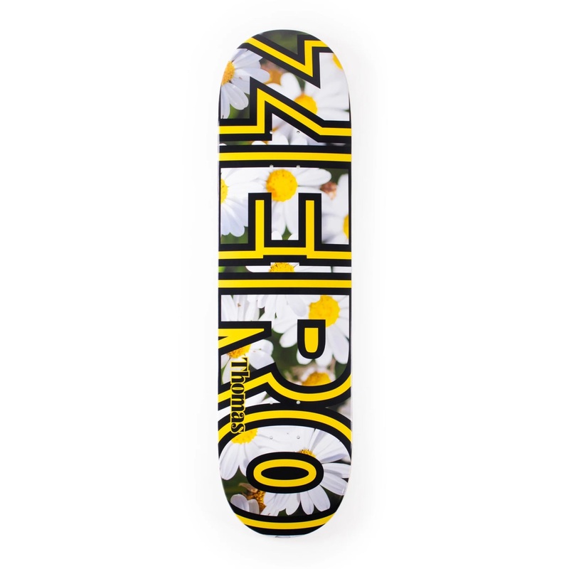 Zero – 8.25″ Jamie Thomas Floral Bold Deck – Yellow 8.25″