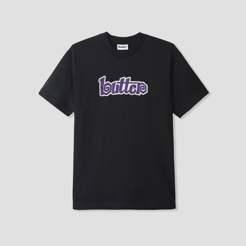 Butter Goods Swirl T-Shirt Black Small