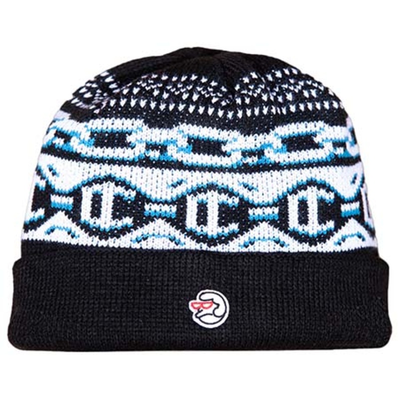 Classic Griptape Premium Chain Beanie Black One size fits all