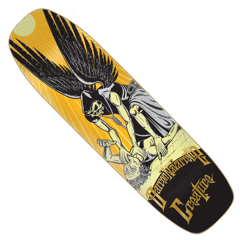 Creature Skateboards Darren Navarrette Angel of Death XL Deck Black 9 x 32.82 WB:15.25
