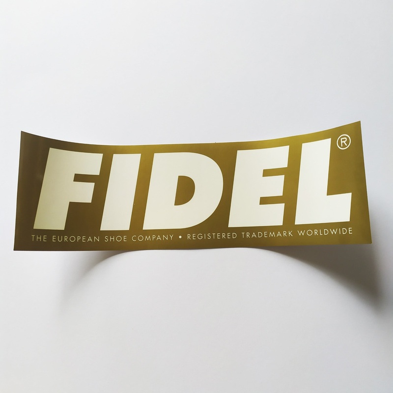 Fidel Shoe Co. Skate Sticker