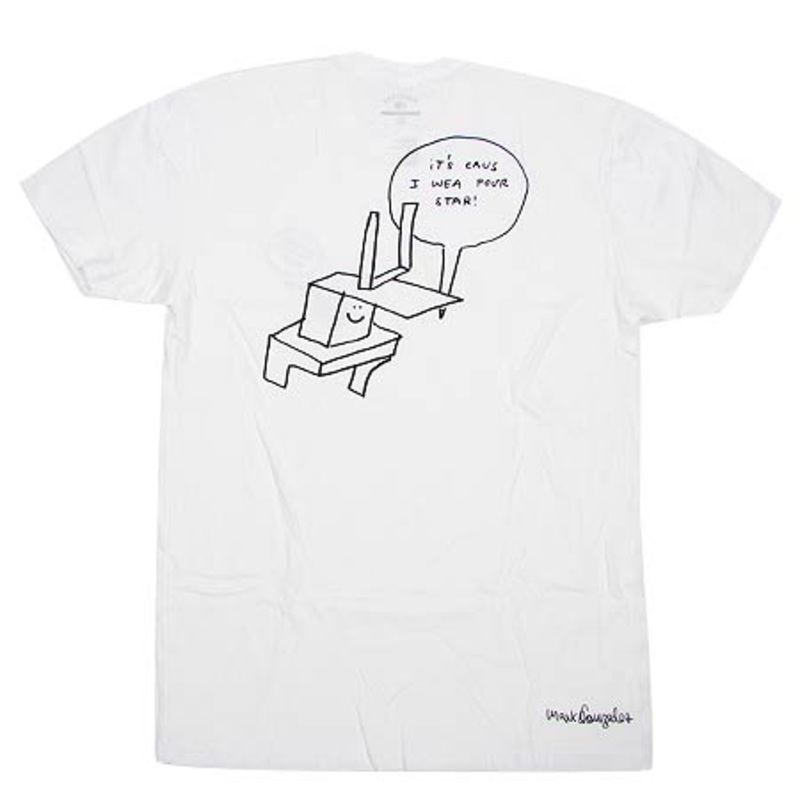 Fourstar Gonz Standard T Shirt White Small