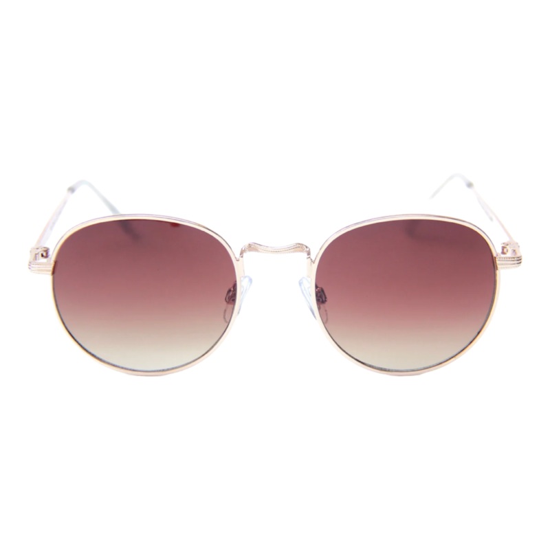Happy Hour Shades | HoliDaze Sunglasses | Gold | Amber OS