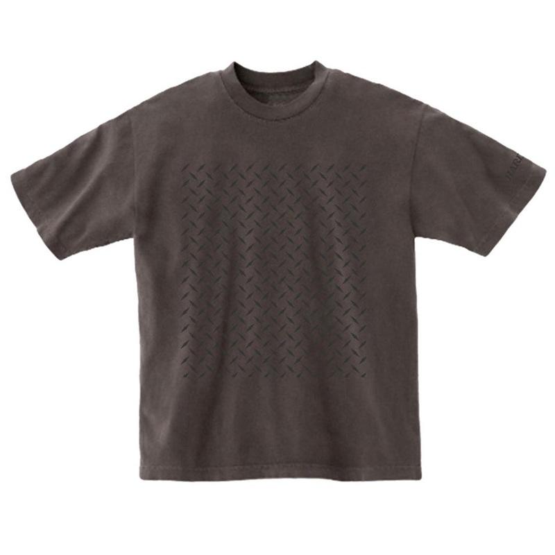 Hardbody Diamond Plate T Shirt Brown/ Black Medium
