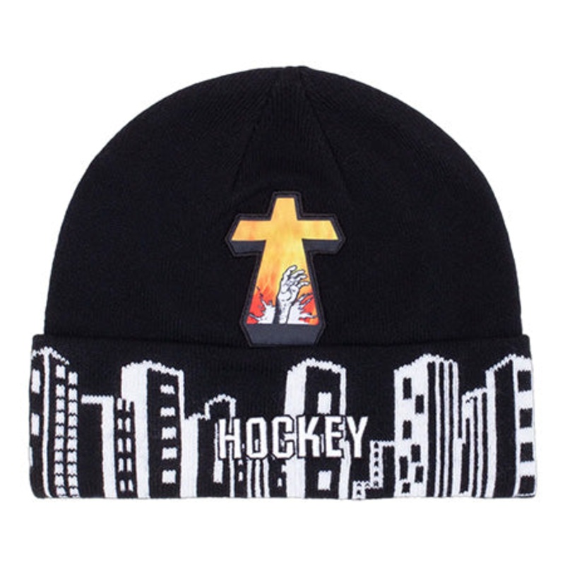 Hockey Drowning Beanie Black One size fits all
