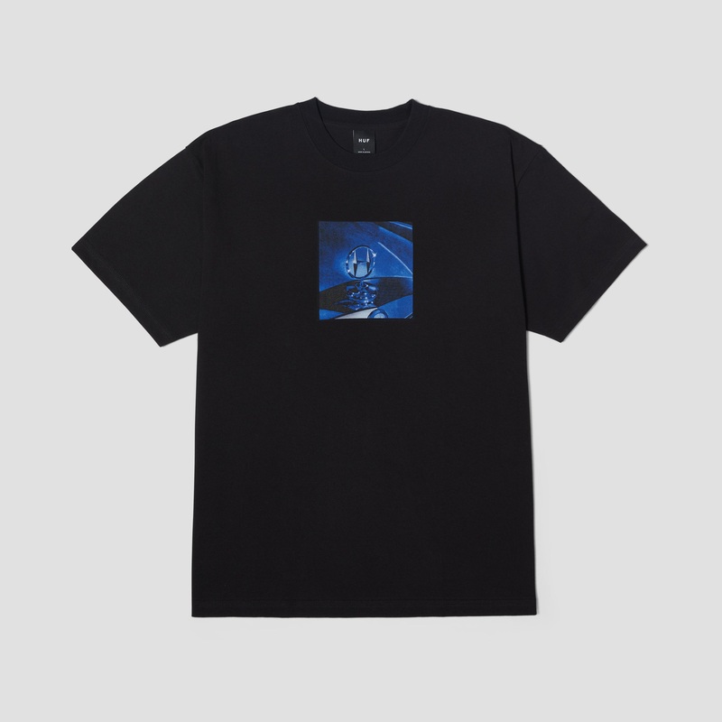 HUF H Class Emblem Shortsleeve T-Shirt Black Small