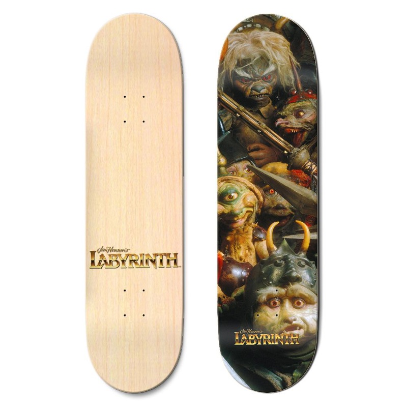Madrid Sci-fi Labyrinth Movie Goblin Army Skateboard Deck Only 8″