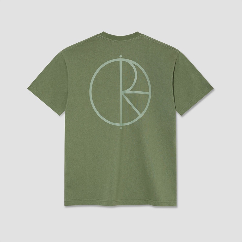 Polar Contrast Stroke Logo T-Shirt Moss Green X-Small