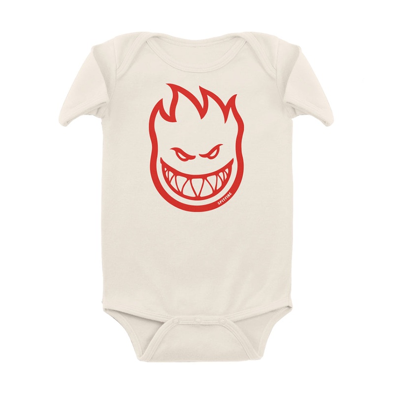 Spitfire Bighead Onesie Natural/ Red 6 Months