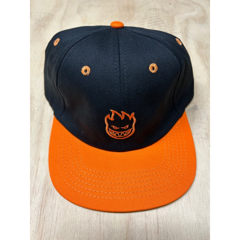 SPITFIRE LIL BIGHEAD STRAPBACK HAT BLACK / ORANGE