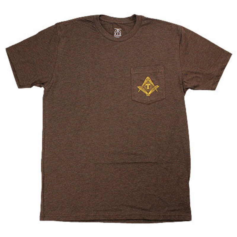 Theories Book Club Pocket T Shirt Espresso Extra Large