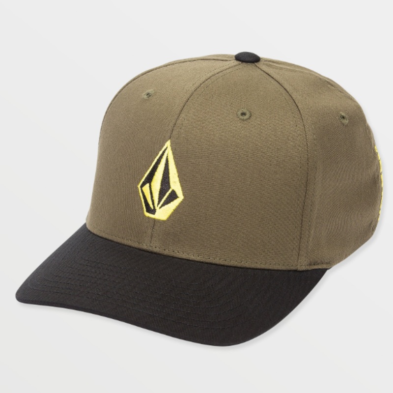 Volcom Full Stone Flexfit Hat – Wintermoss S/M