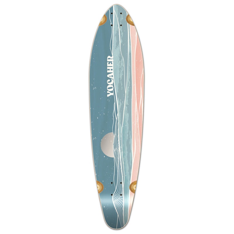 Yocaher Horizon Night 40″ Kicktail Longboard Deck