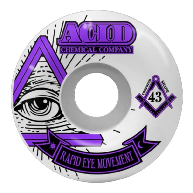 ACID CHEMICAL REM “PYRAMID” WHEELS 57MM 99A 57mm