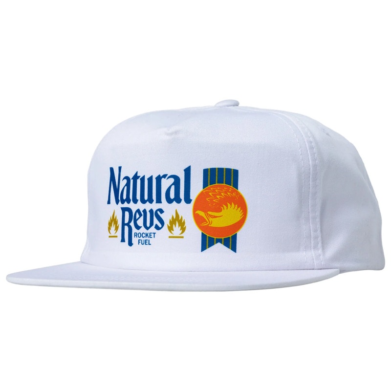 Anti-Hero Natty Revs Snap-Back Hat White One Size Fits All