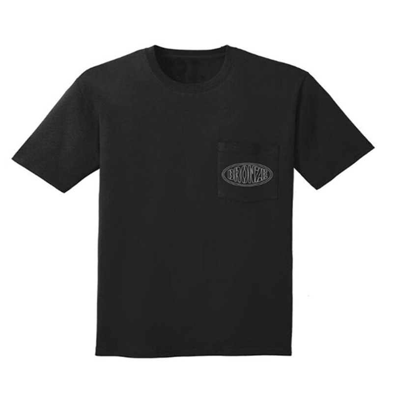 Bronze 56K Tee Reflective Pocket Black MD