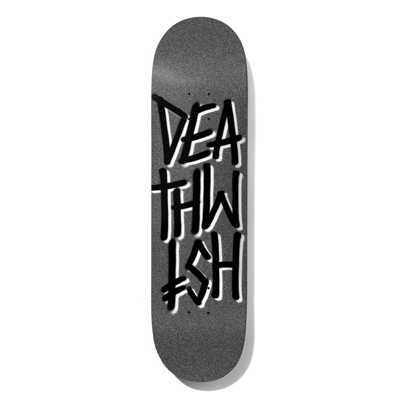 Deathwish Deathstack Nation Skateboard Deck Grey Glitter 8.475″ 8.475″