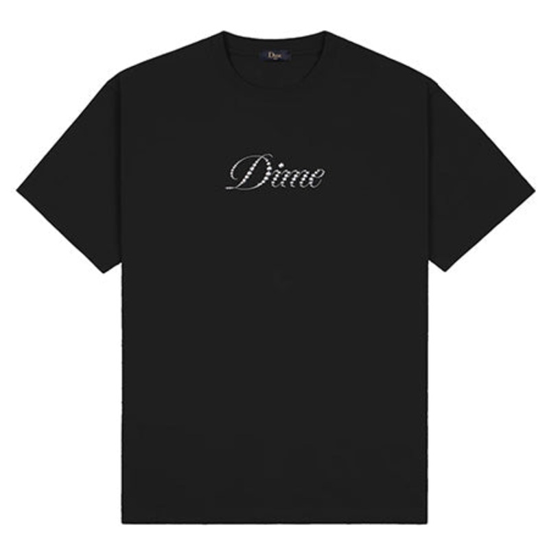Dime Icy Cursive T Shirt Black Medium