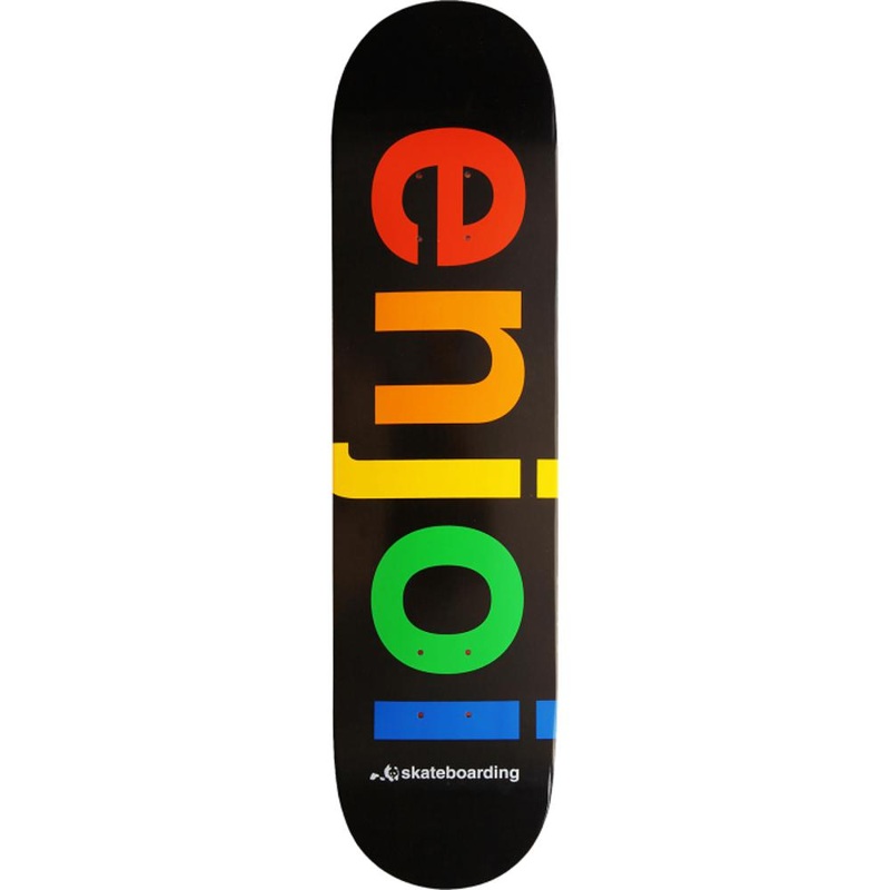 Enjoi Spectrum 8.25″ Black Skateboard Deck