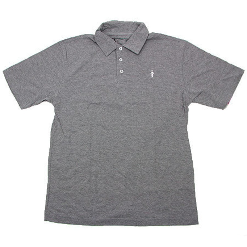 Girl OG Embroidered Polo Shirt Gray Large