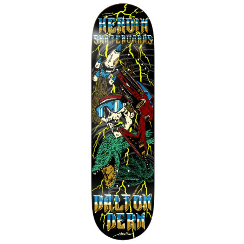 Heroin Dern Hurricane Skateboard Deck 8.5″ 8.5″