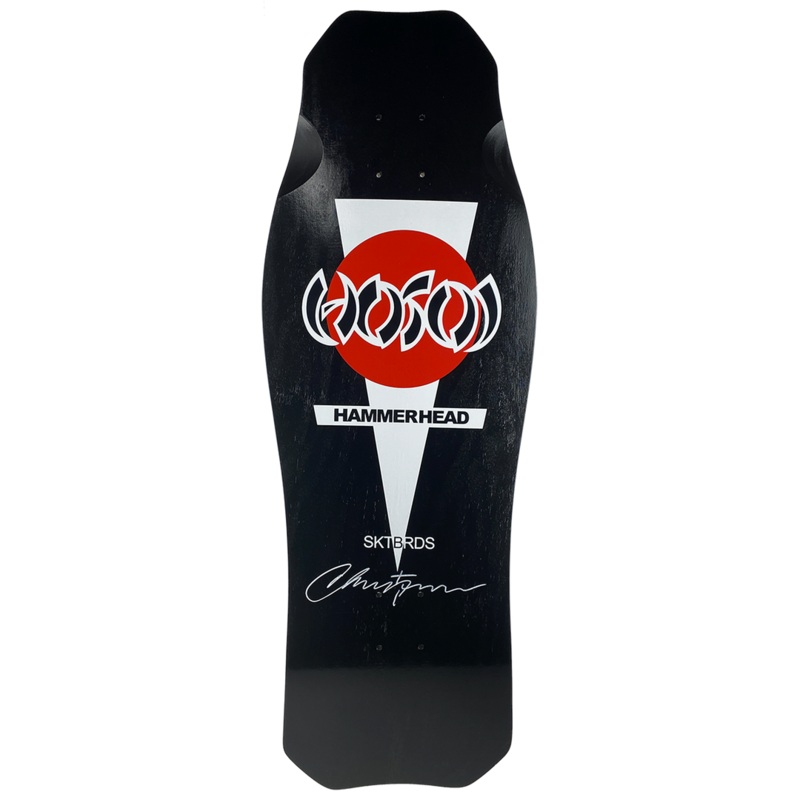 Hosoi Skateboards O.G. Hammerhead Black Signed 10.5″ Skateboard Deck *Autographed