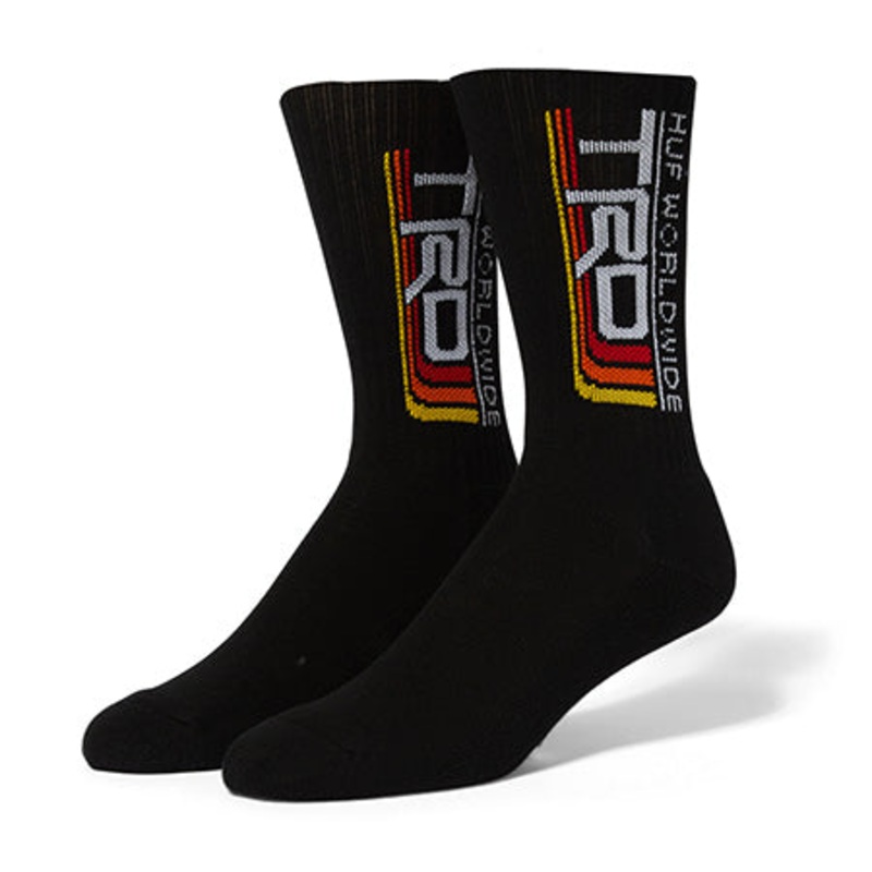 HUF HUF x Toyota TRD Logo Crew Socks Black One size fits all