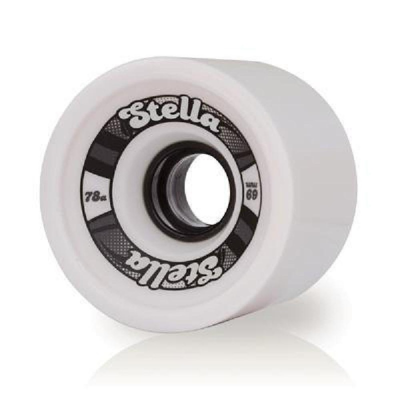 Longboard Wheels Stella 69mm – White – Set of 4