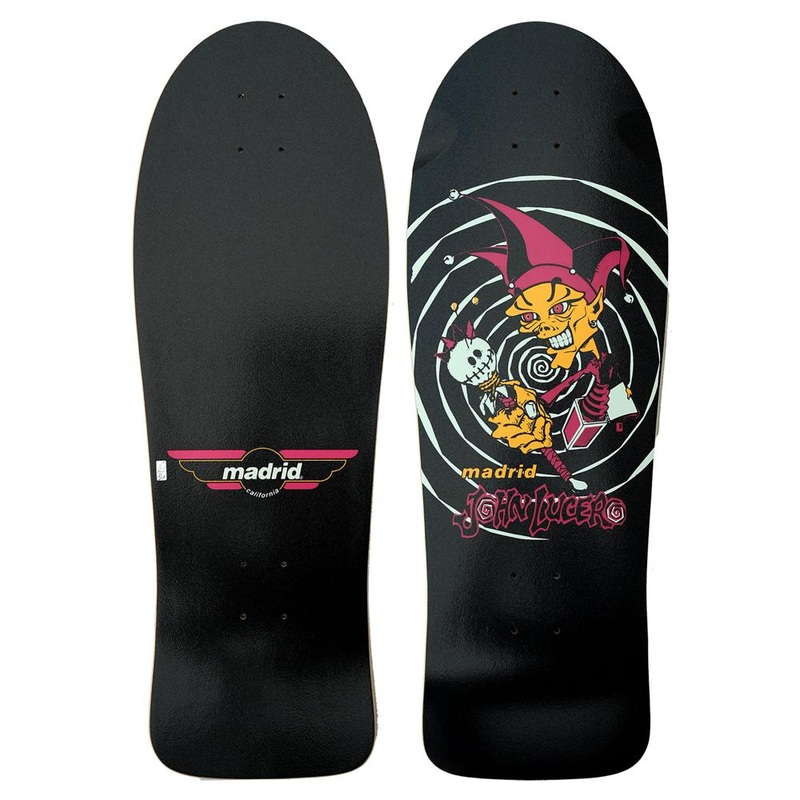Madrid Retro John Lucero | Metallic Limited Edition | 30″ Old School Longboard Deck