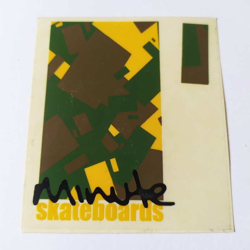 Minute Skateboards Sticker