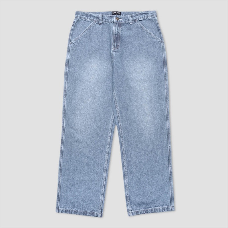 PassPort Workers Club Jean Faded Wash Light Indigo 30