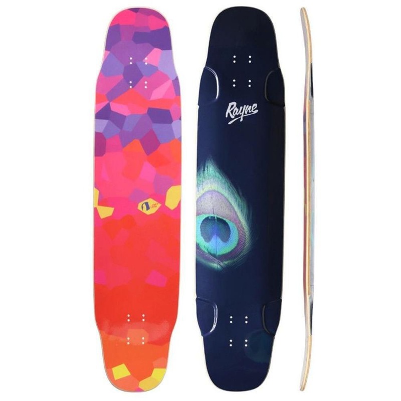 Rayne Whip Peacock 41″ Symmetrical Dancing Longboard Deck
