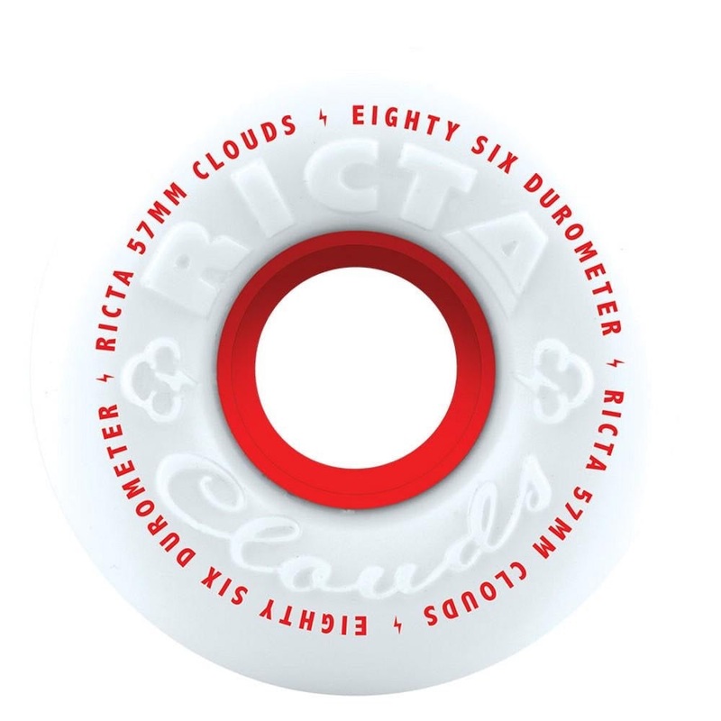 RICTA CLOUDS 86A 57MM WHEELS 57mm White