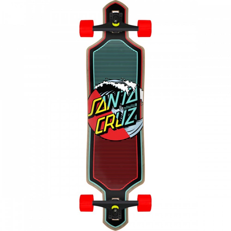 Santa Cruz Wave Dot Splice Cruzer Drop Thru 36.0″ Longboard Complete