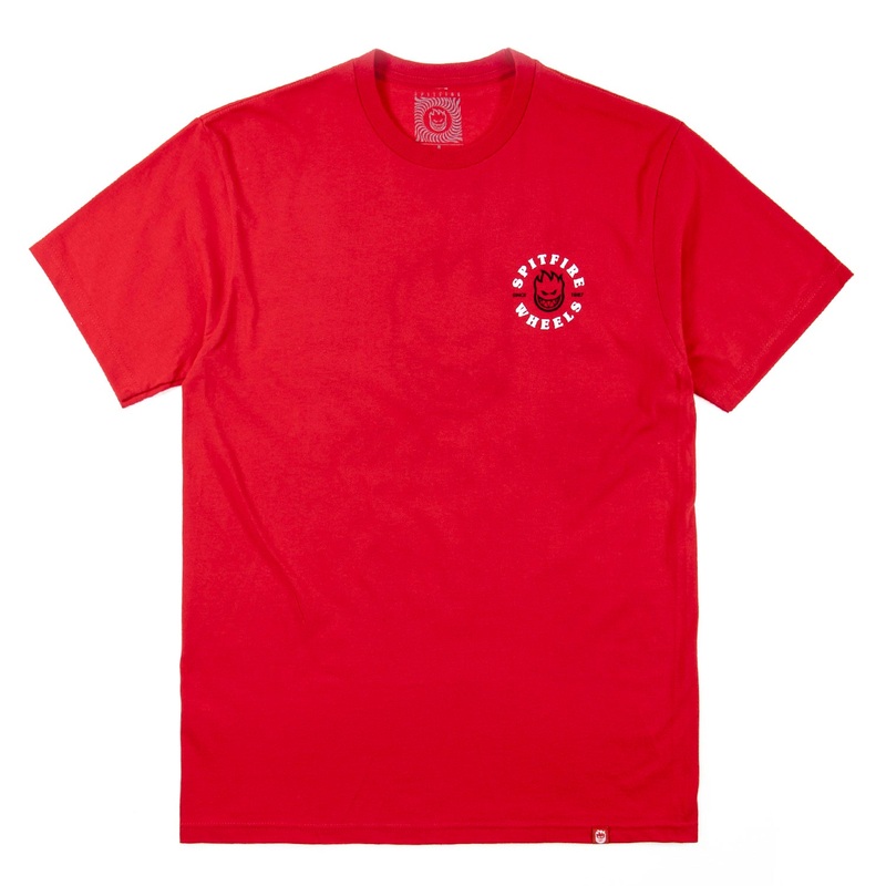 Spitfire Bighead Classic T-shirt Red/Black/White S